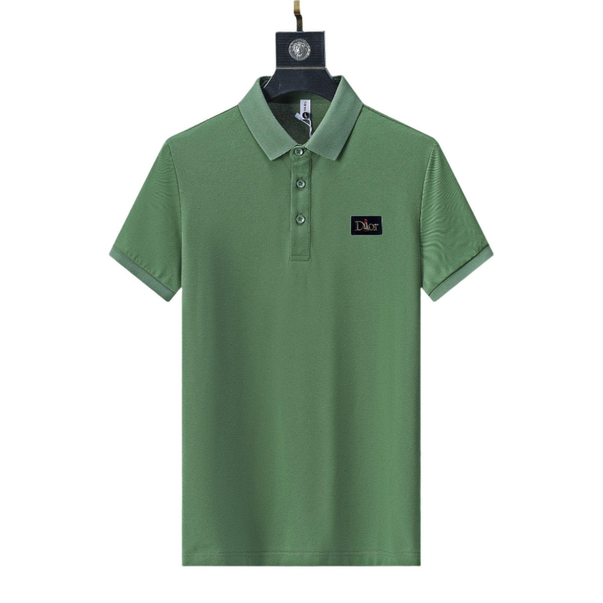 Dior Green T-Shirt With Collar Banlieue91