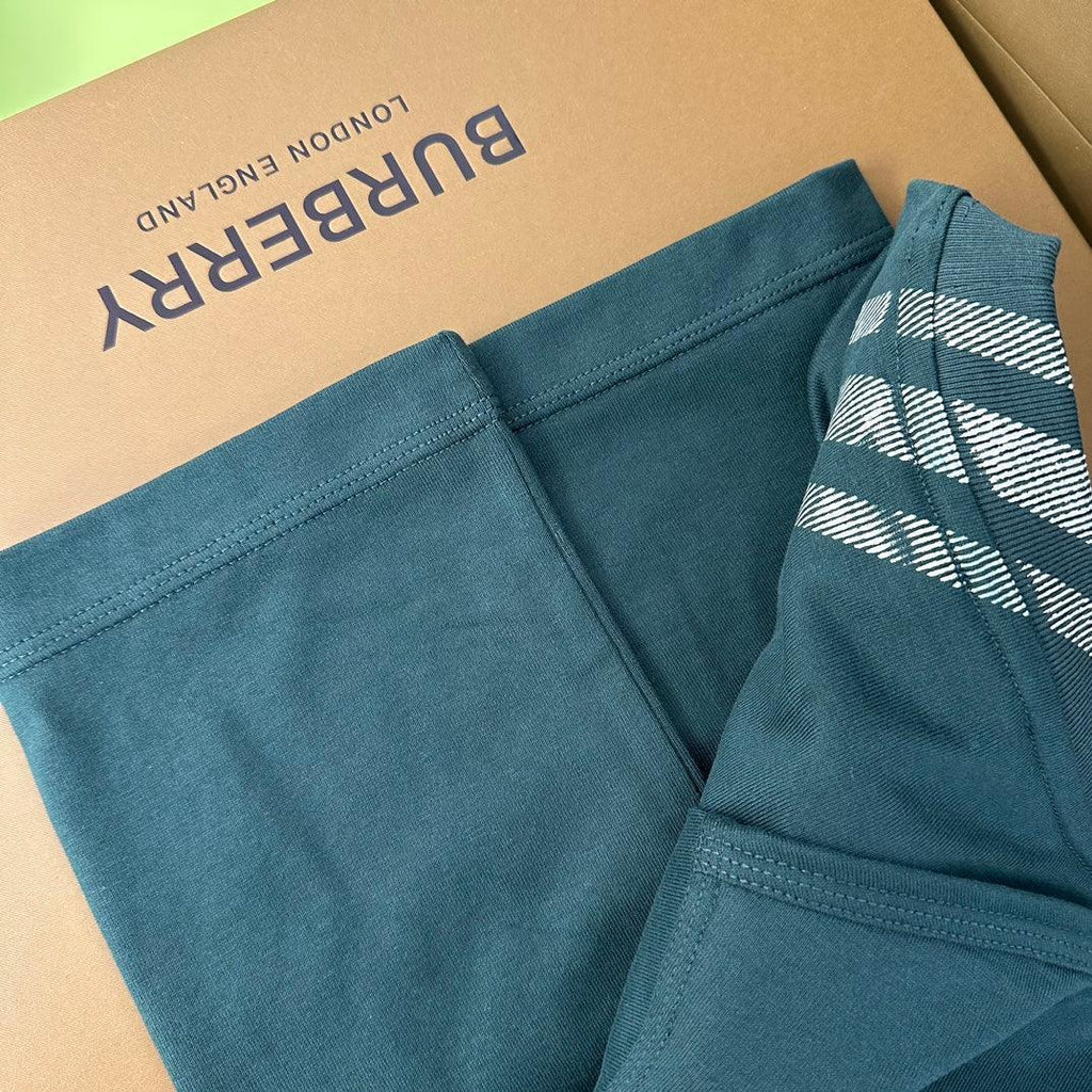 Burberry T-Shirt Without Collar 'Green' Banlieue91