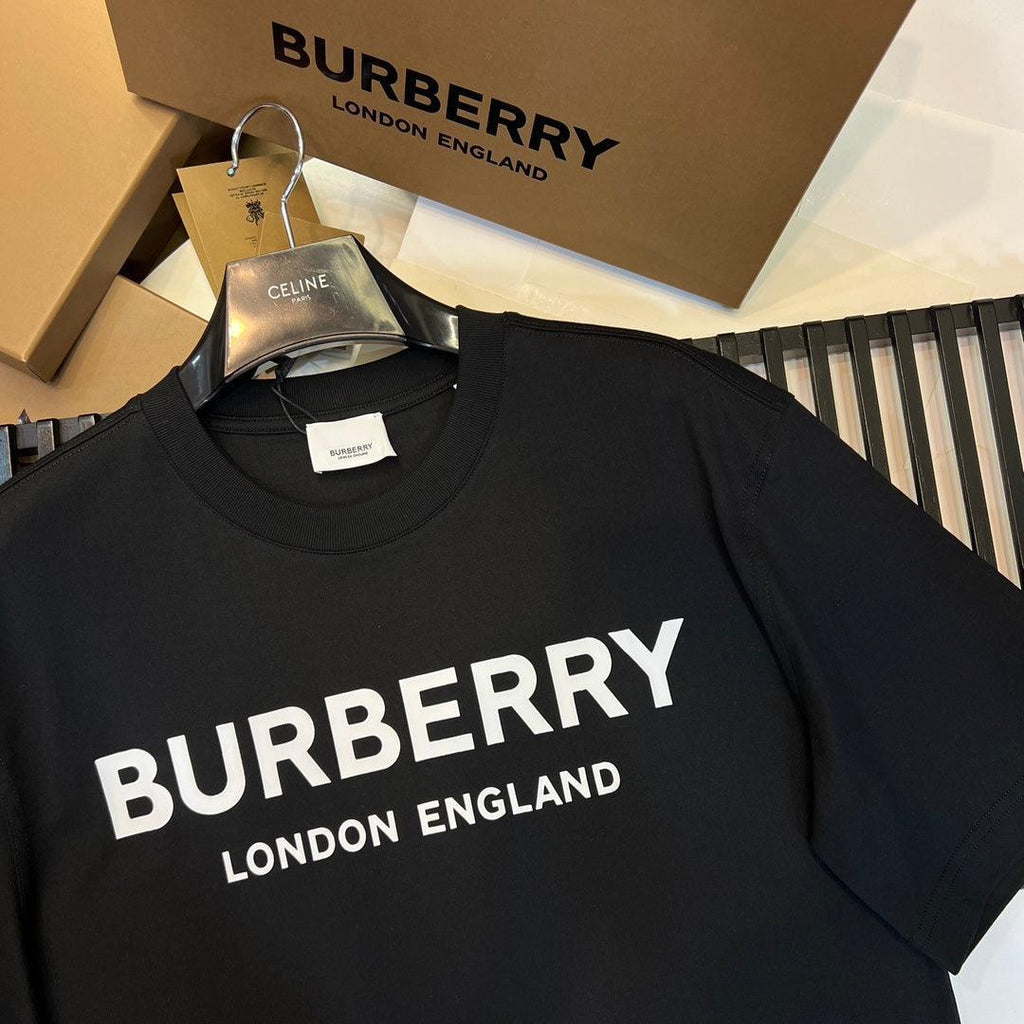 Burberry T-Shirt Without Collar 'Black & White' Banlieue91