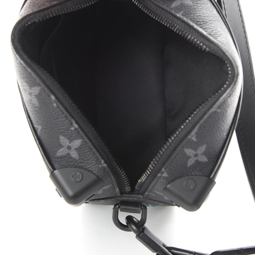 Louis Vuitton Monogram Eclipse Flower Print Mini Soft Trunk Women's Bag Banlieue91