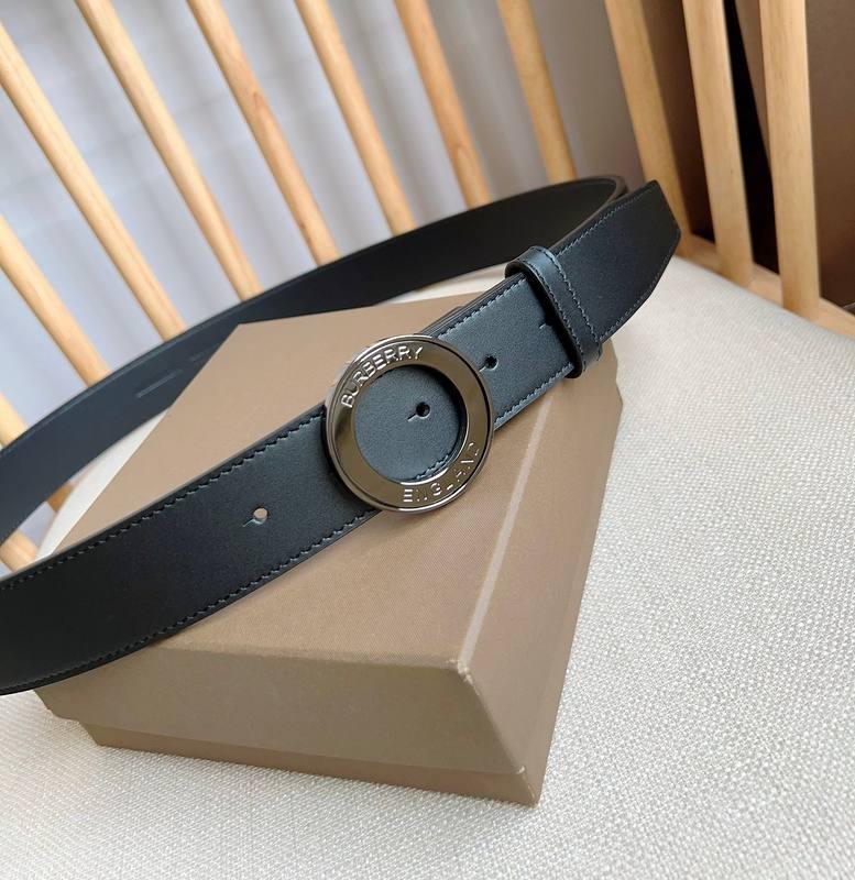 Burberry Leather Vintage Belt 'Black' Banlieue91