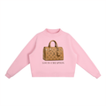 Essential Fleece Mock-Neck Crew Sweatshirt