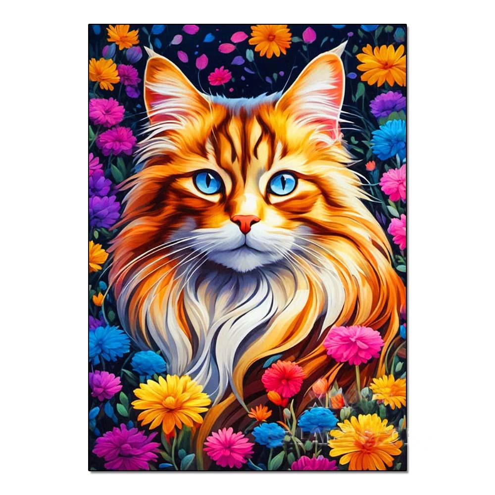 DIY Handmade Diamond Painting With Colorful Animals And Full Diamonds Perfecsy