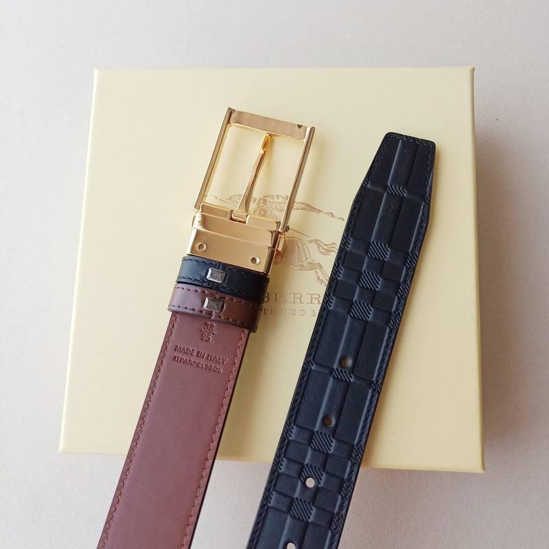 Burberry Leather Vintage Belt 'Black' Banlieue91