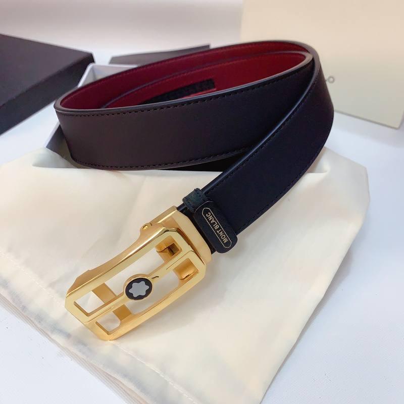 Mont Blanc Men's Belt 'Black' Banlieue91