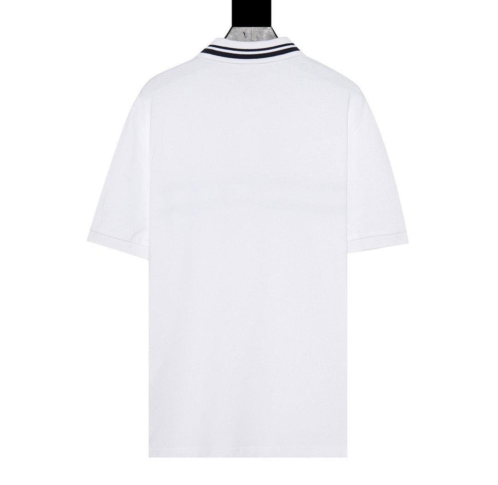 Gucci White T-shirt with a collar Banlieue91