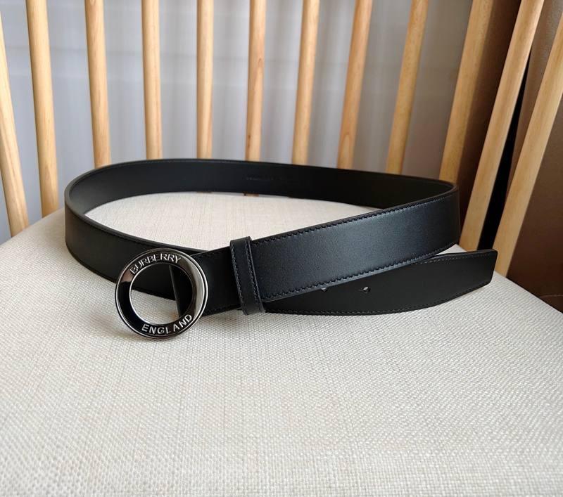 Burberry Leather Vintage Belt 'Black' Banlieue91