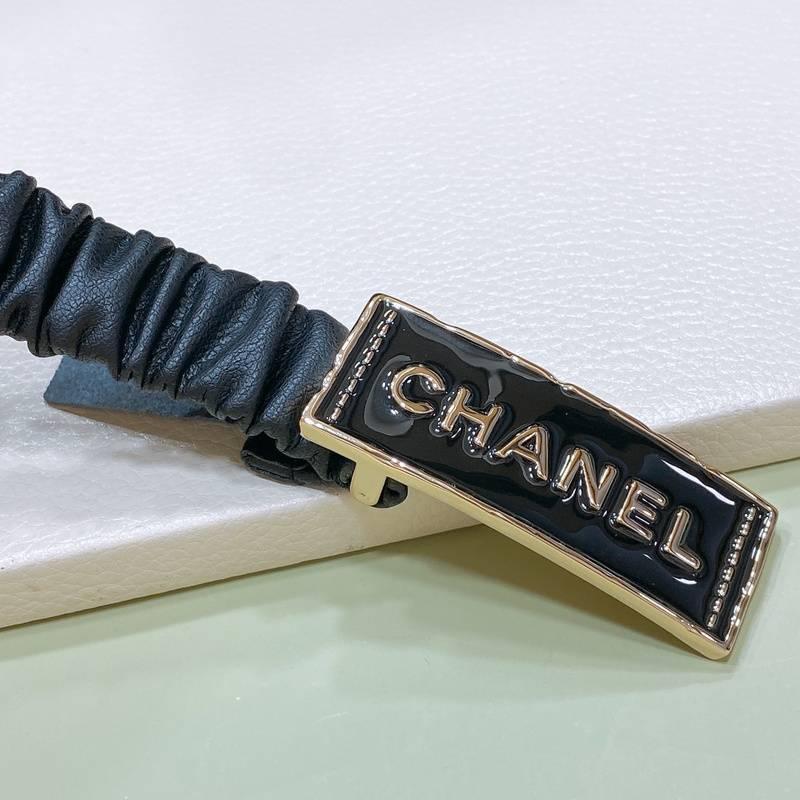 Chanel Women Logo Banding Belt 'Black' Banlieue91