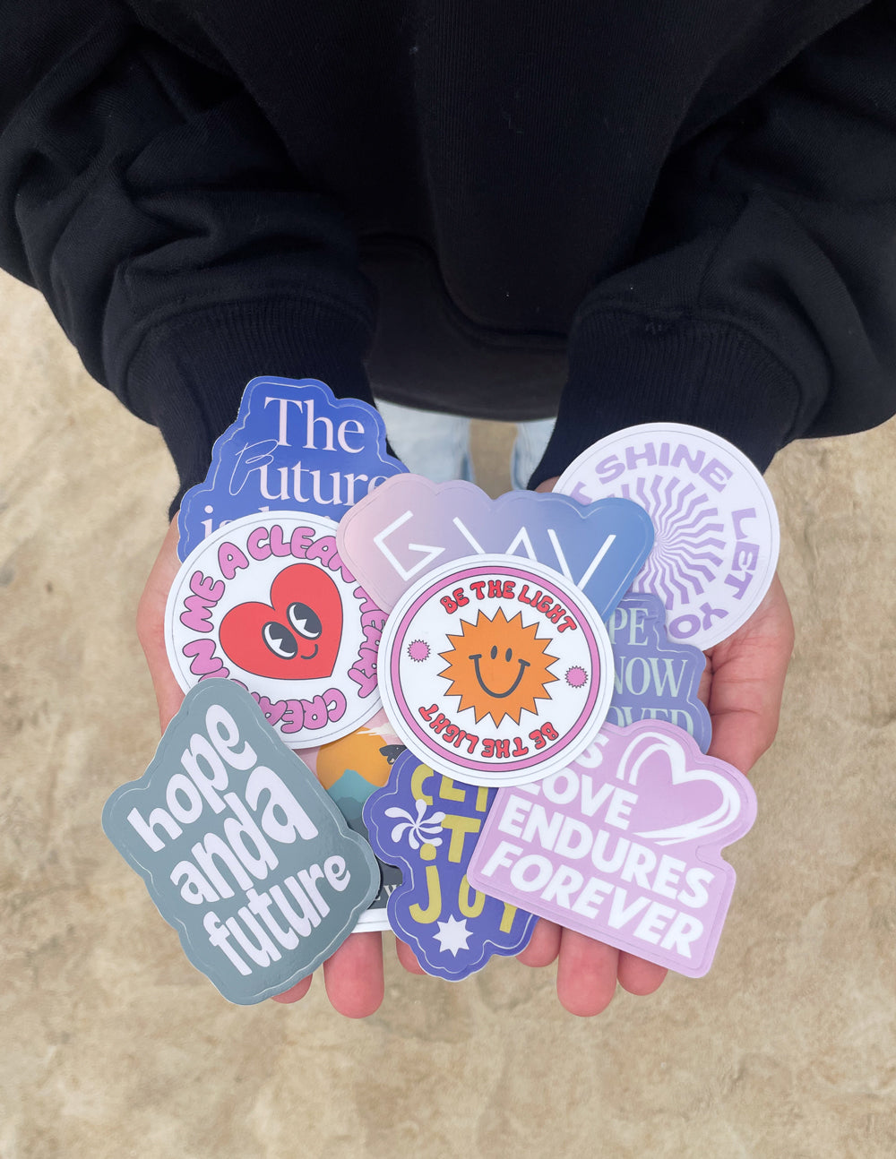 10 Random Stickers Elevated Faith