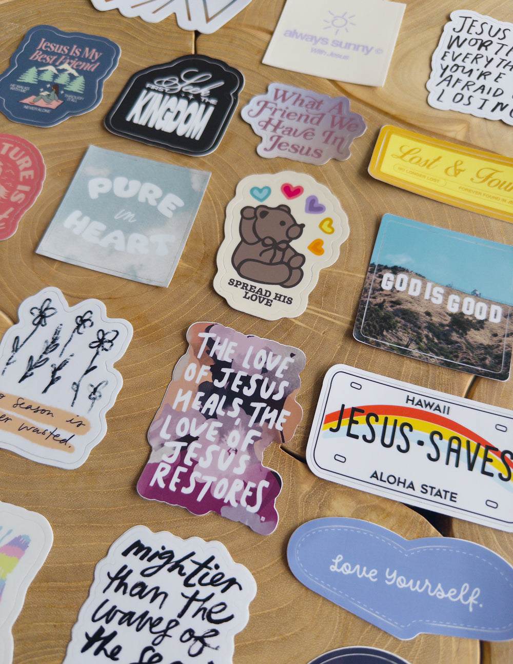 10 Random Stickers Elevated Faith
