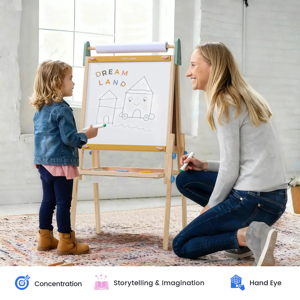 Tiny Land® 3-in-1 Art Easel for Kids Tiny Land INC