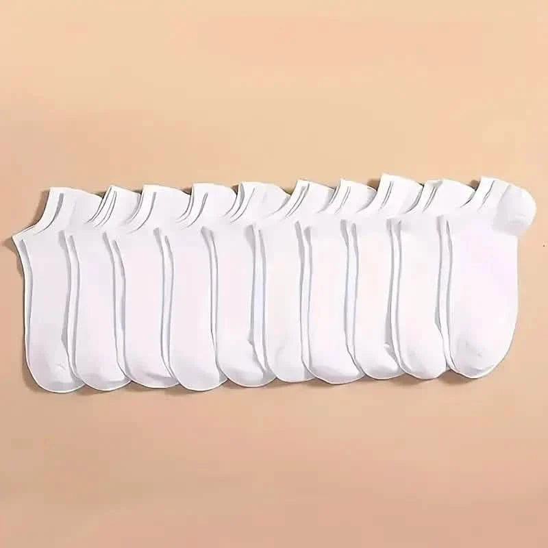 10-Pairs: Men's Plain Knitted Lining Socks DailySale