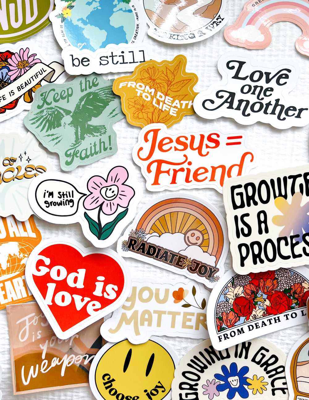 10 Random Stickers Elevated Faith