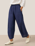 100% Linen Classic Ankle Pants ZOE LINTICO
