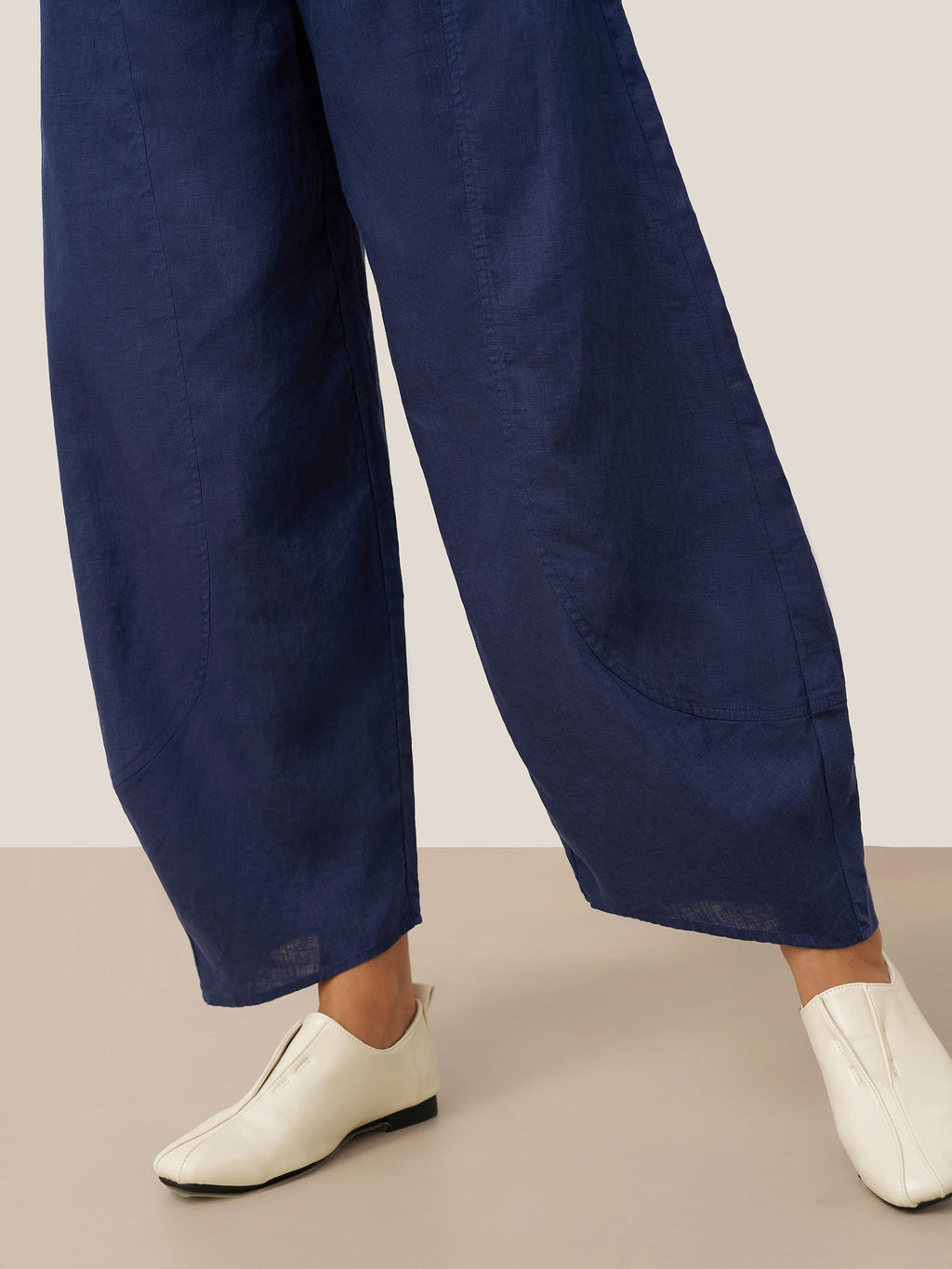 100% Linen Classic Ankle Pants ZOE LINTICO