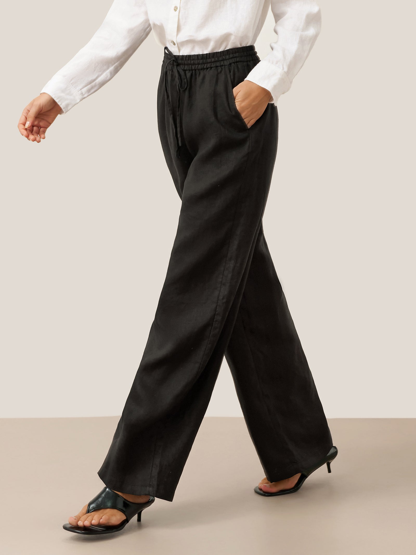 100% Linen Classic Pants LYON LINTICO