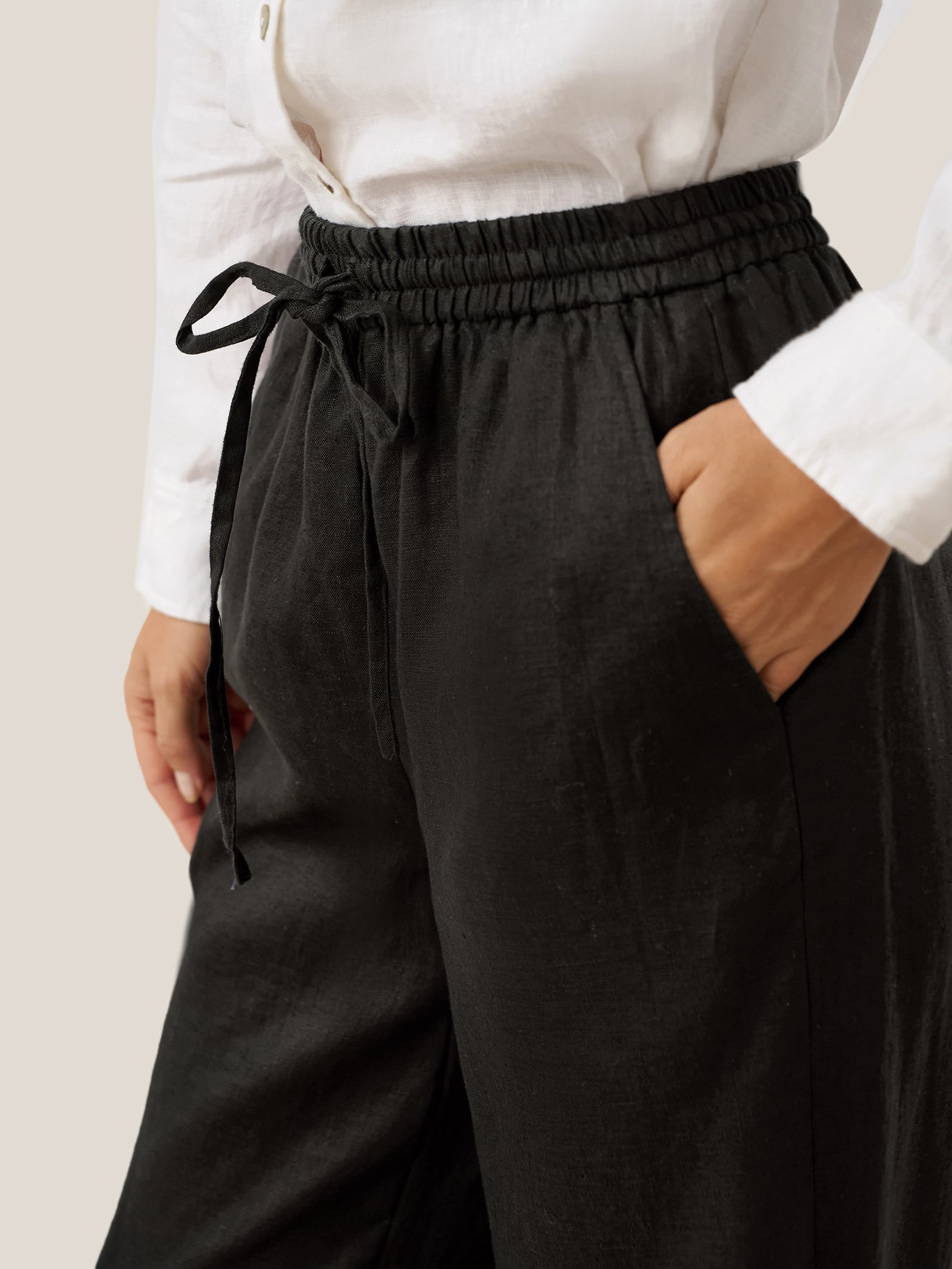 100% Linen Classic Pants LYON LINTICO