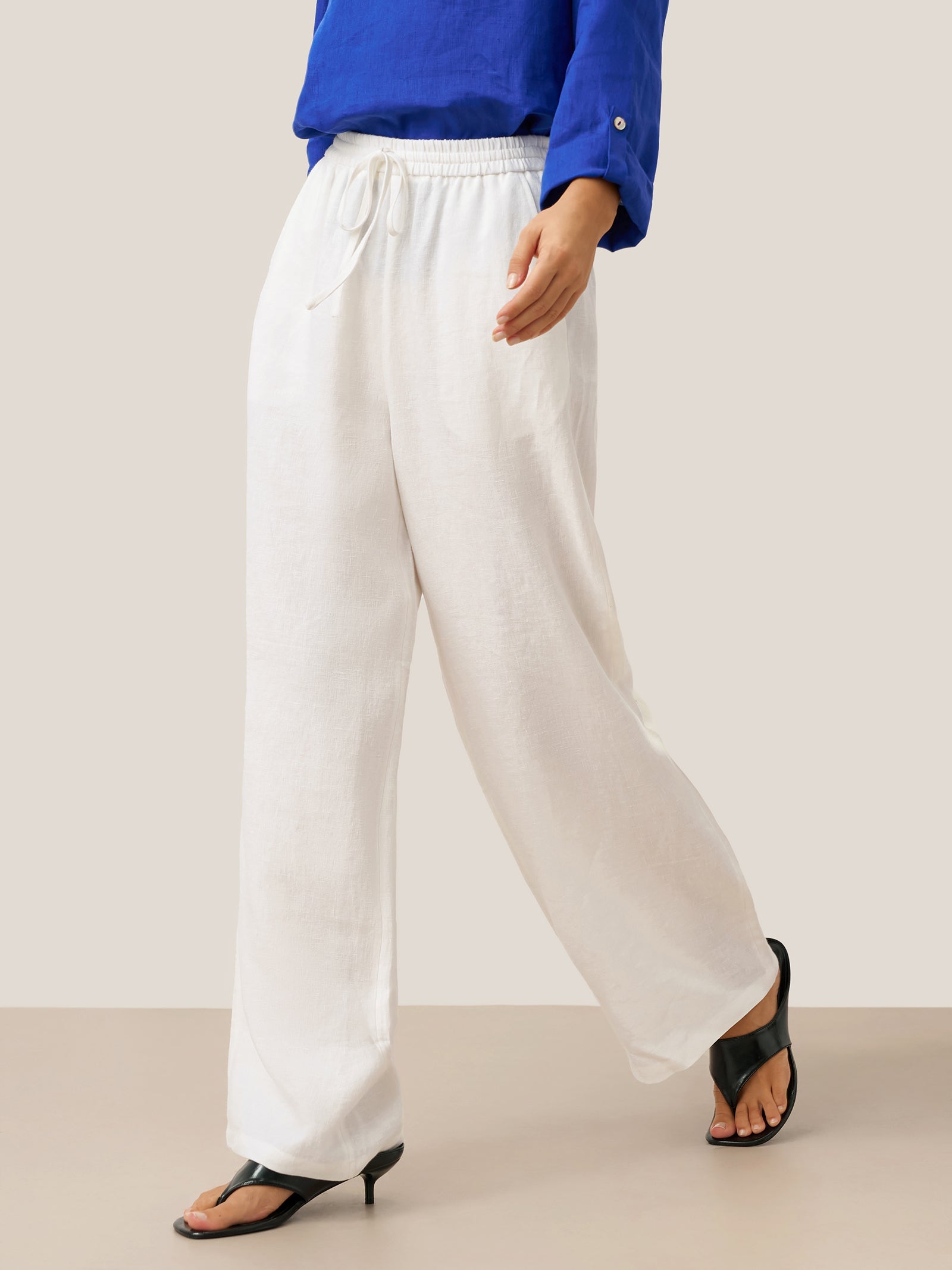 100% Linen Classic Pants LYON LINTICO