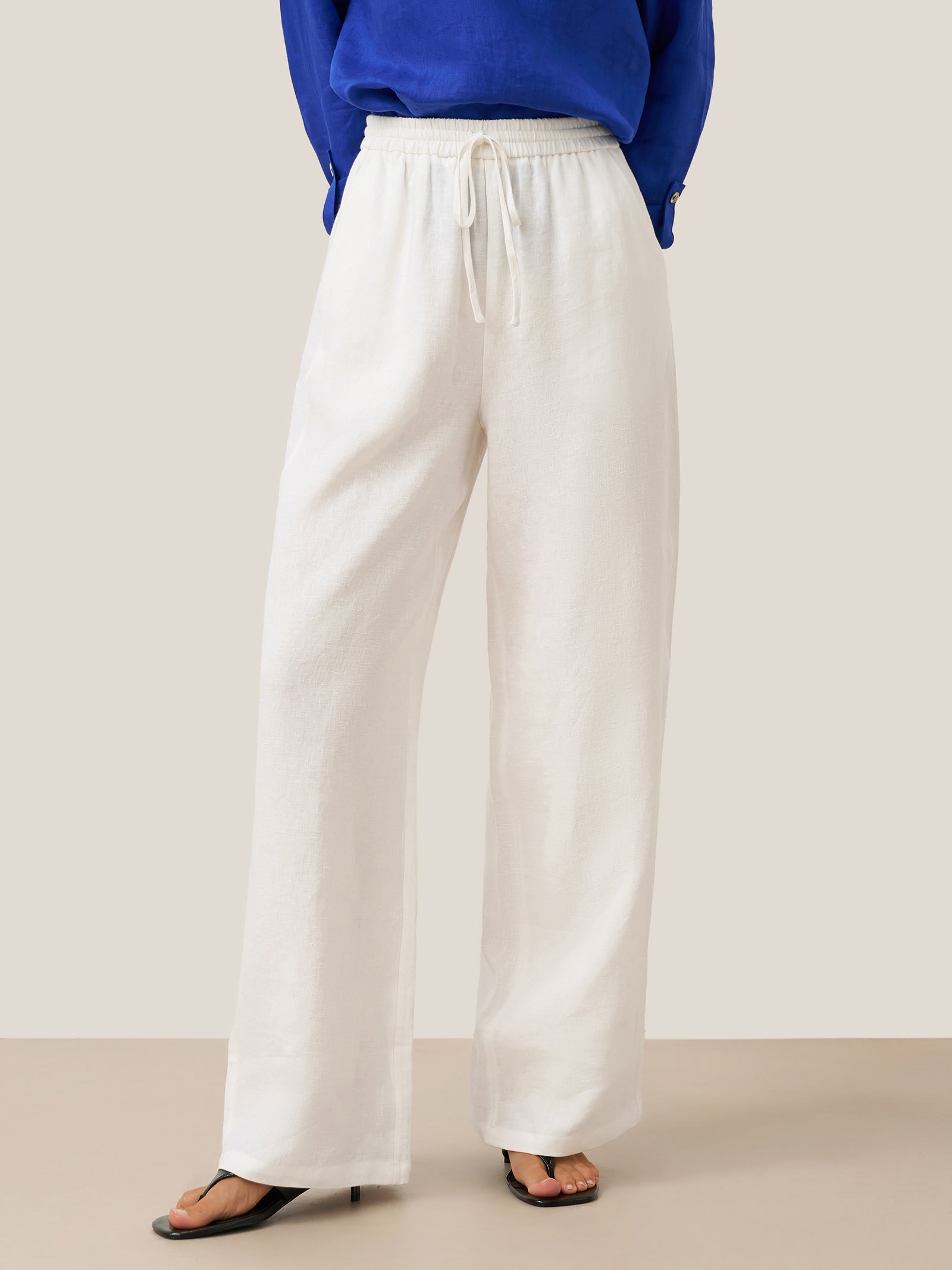 100% Linen Classic Pants LYON LINTICO