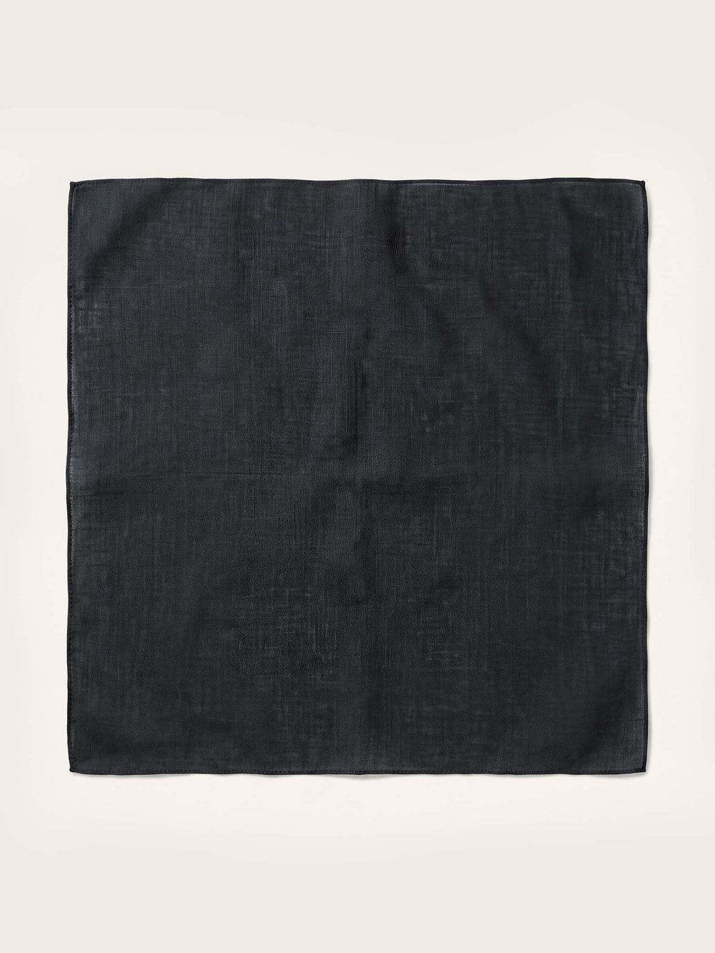 100% Linen Hand-Stitched Square Scarf LINTICO