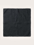 100% Linen Hand-Stitched Square Scarf LINTICO