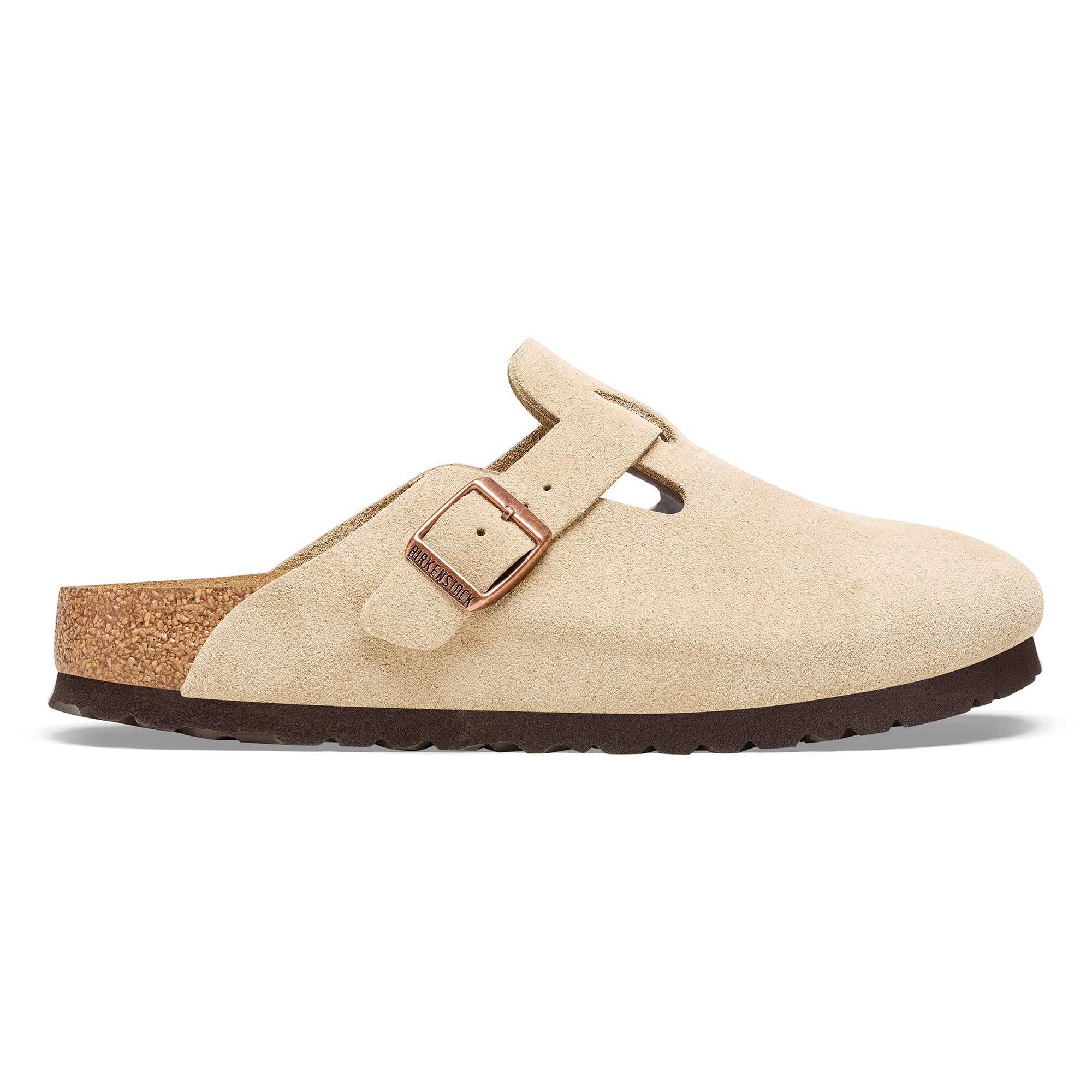 Birkenstock Boston Suede Embossed Clogs - Medium/Narrow