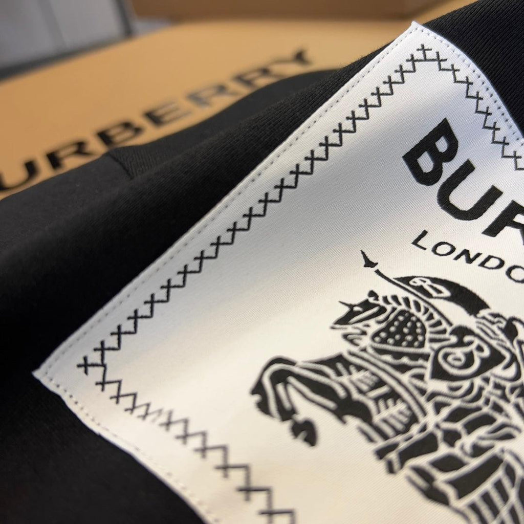 Burberry T-Shirt Without Collar 'Black' Banlieue91
