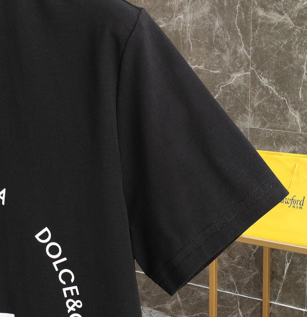 Dolce & Gabbana T-Shirt Without Collar 'Black & White' Banlieue91