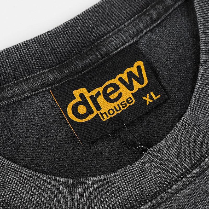 Drew House Secret Smiling Face Alphabet Long Sleeves 'Grey' Banlieue91