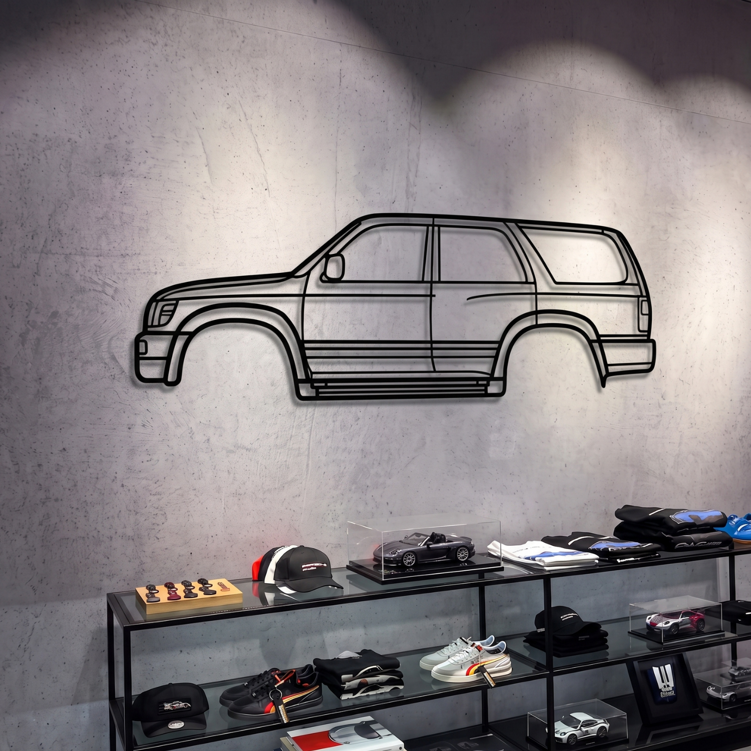 1996 4Runner 3rd Gen (N180)  Metal Car Wall Art - MT0257 Modello Turbo