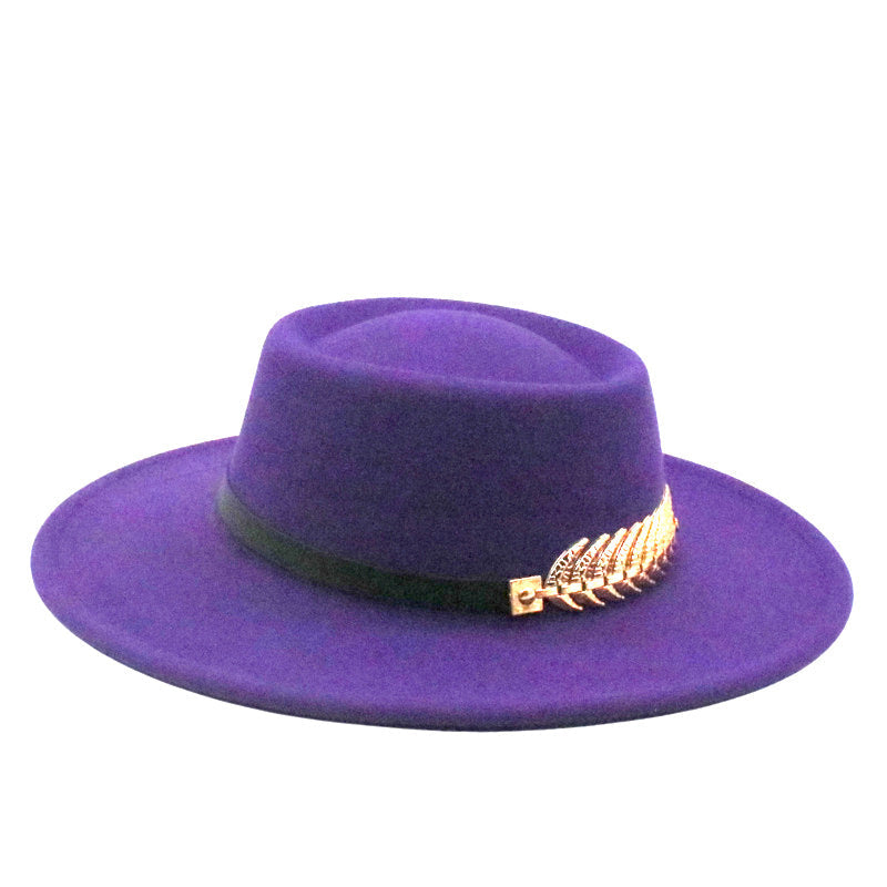 Autumn Winter Women Men  Vintage Fedora Women's Foldable Short Brim  Floppy Hat Gentleman Elegant Warm Hats Lady Party Luxury Caps Classic Summer Beach Sun Hat Stevvex