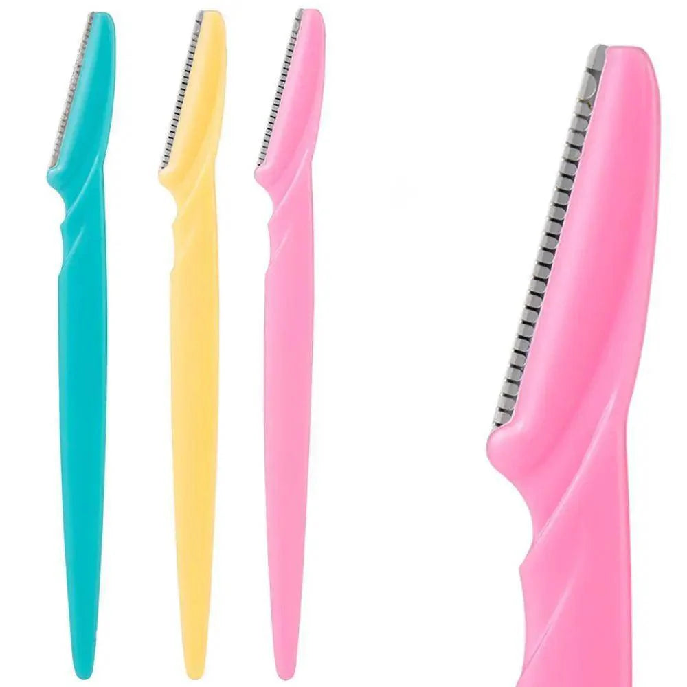10pcs Exfoliating Dermaplaning Eyebrow Razor - Facial Hair Remover Women Beauty Makeup Skin Care Tools