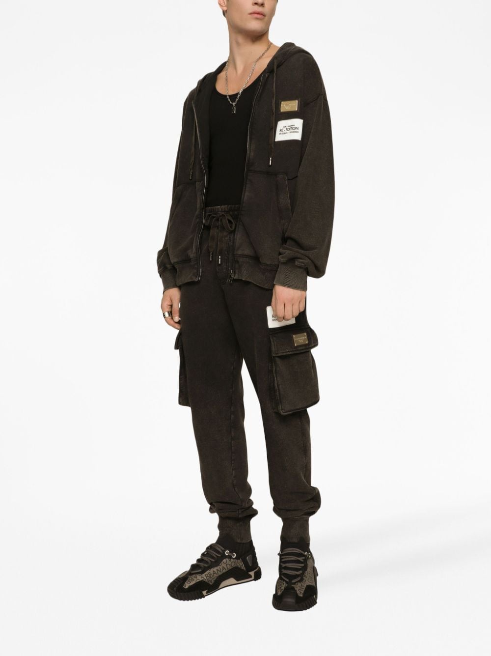 Dolce & Gabbana Logo Cotton Trousers