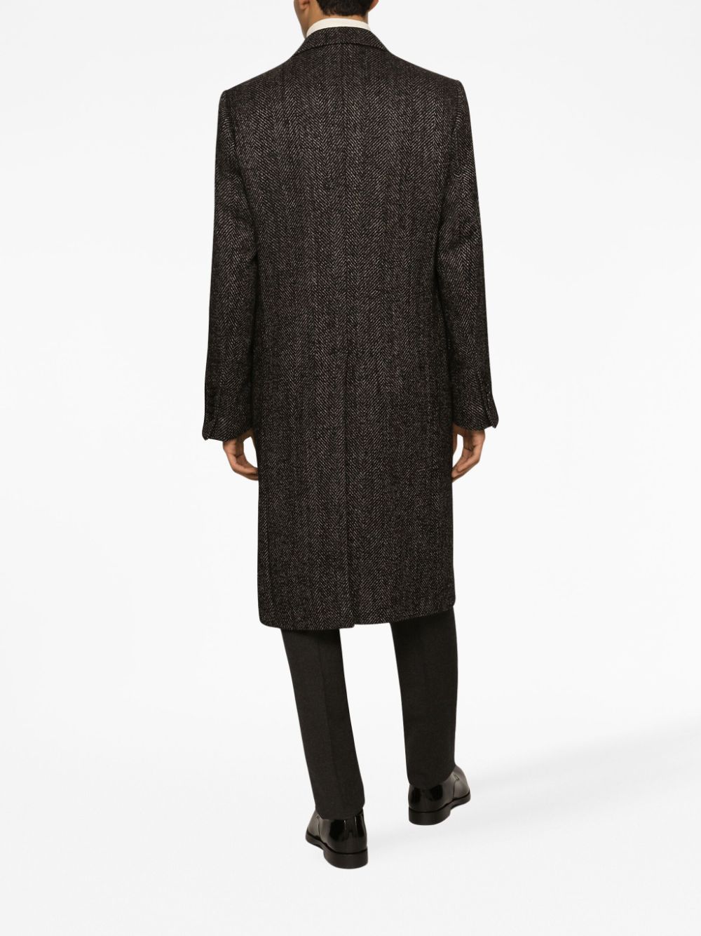 Dolce & Gabbana Wool Single Breasted Coat