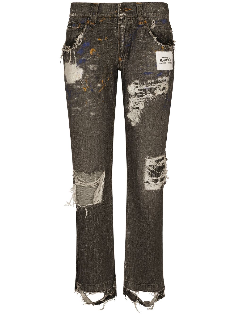 Dolce & Gabbana Ripped Denim Jeans