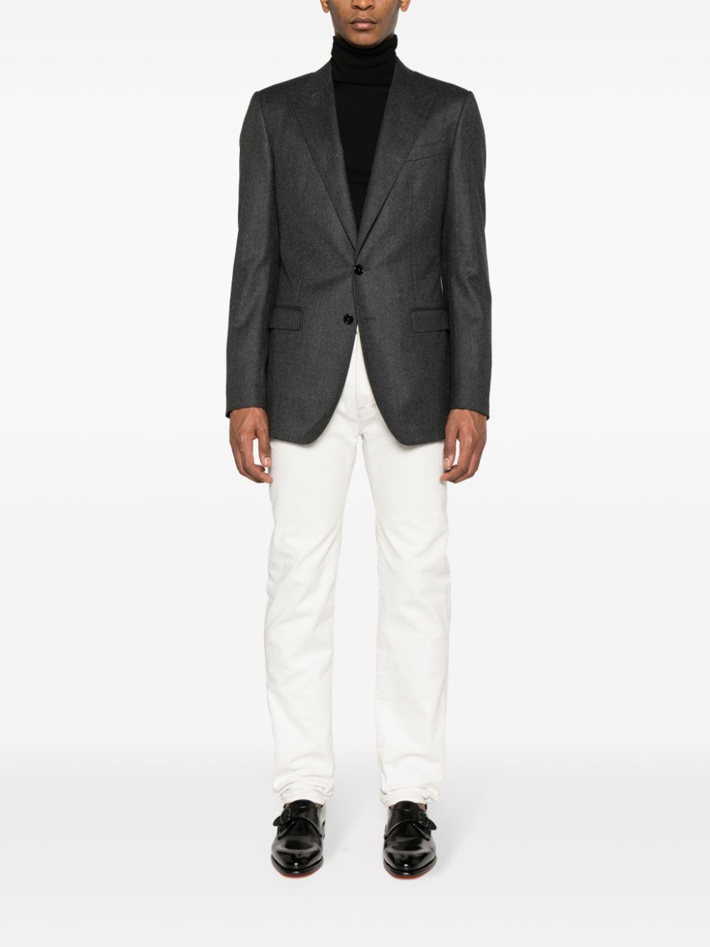 Dolce & Gabbana Wool Single Breasted Blazer Jacket