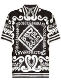 Dolce & Gabbana Marina Print Silk Shirt