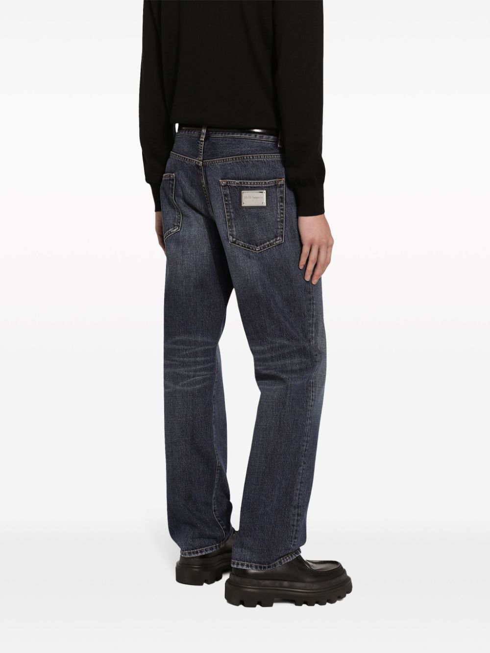 Dolce & Gabbana Slim Denim Cotton Jeans