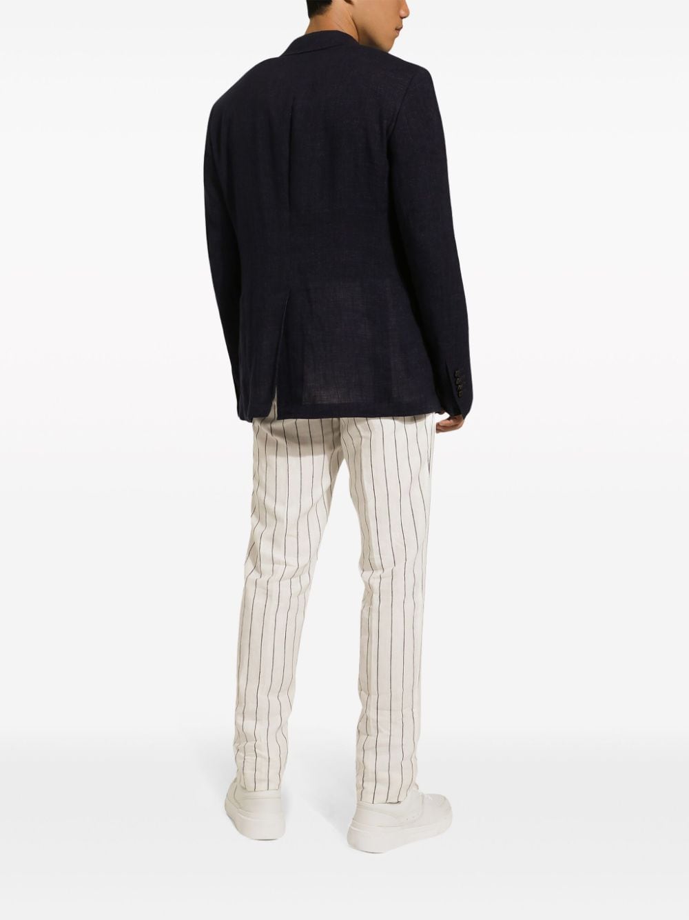 Dolce & Gabbana Sicilia Linen Sngle Breasted Jacket