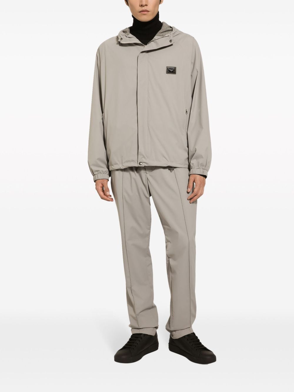 Dolce & Gabbana Nylon Hooded Jacket
