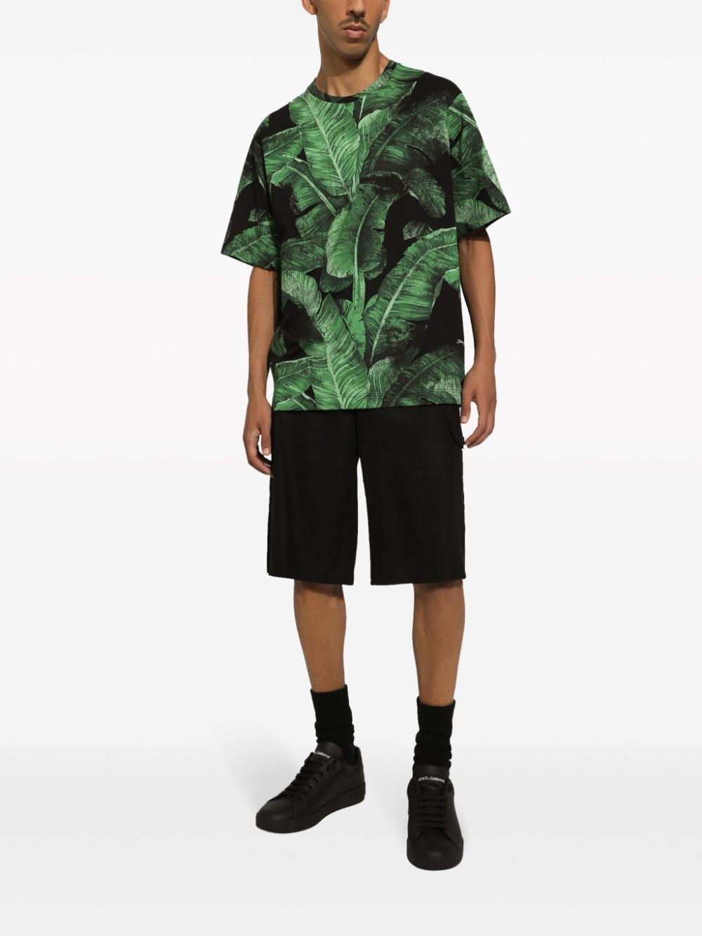 Dolce & Gabbana Linen Cargo Shorts