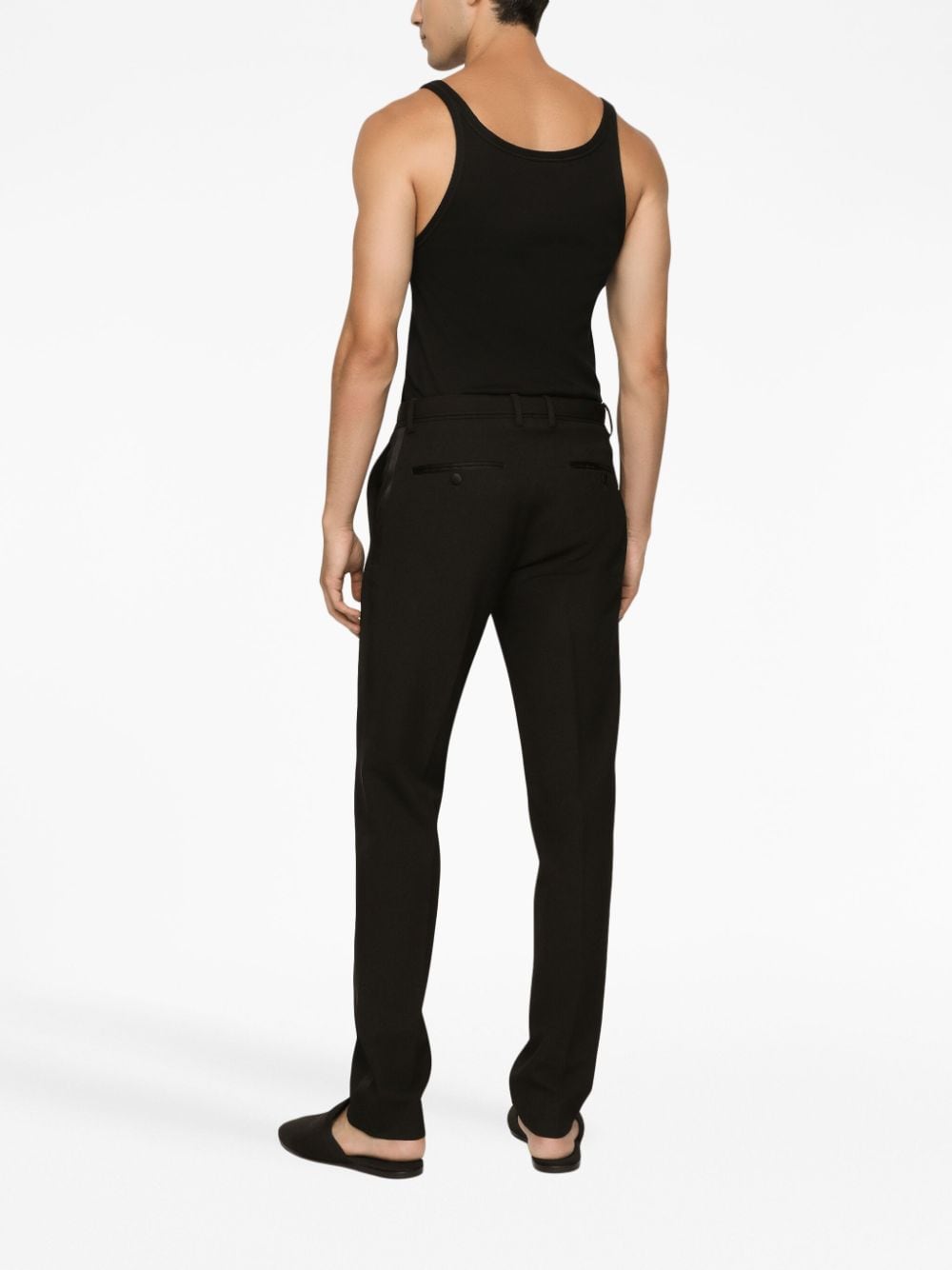 Dolce & Gabbana Ribbed Cotton Tank Top
