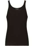 Dolce & Gabbana Ribbed Cotton Tank Top