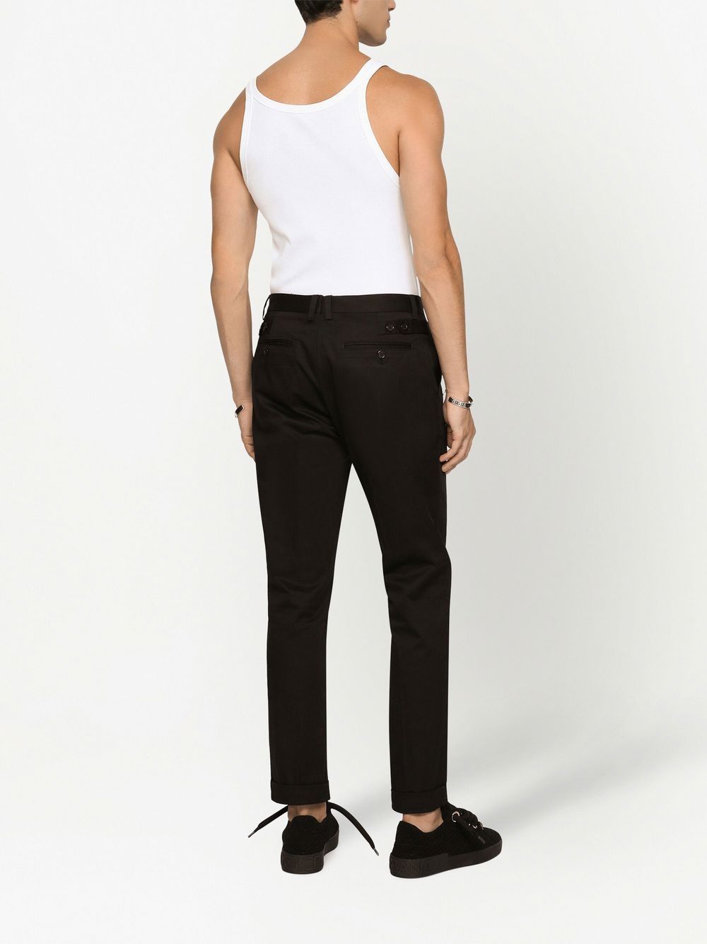 Dolce & Gabbana Ribbed Cotton Tank Top