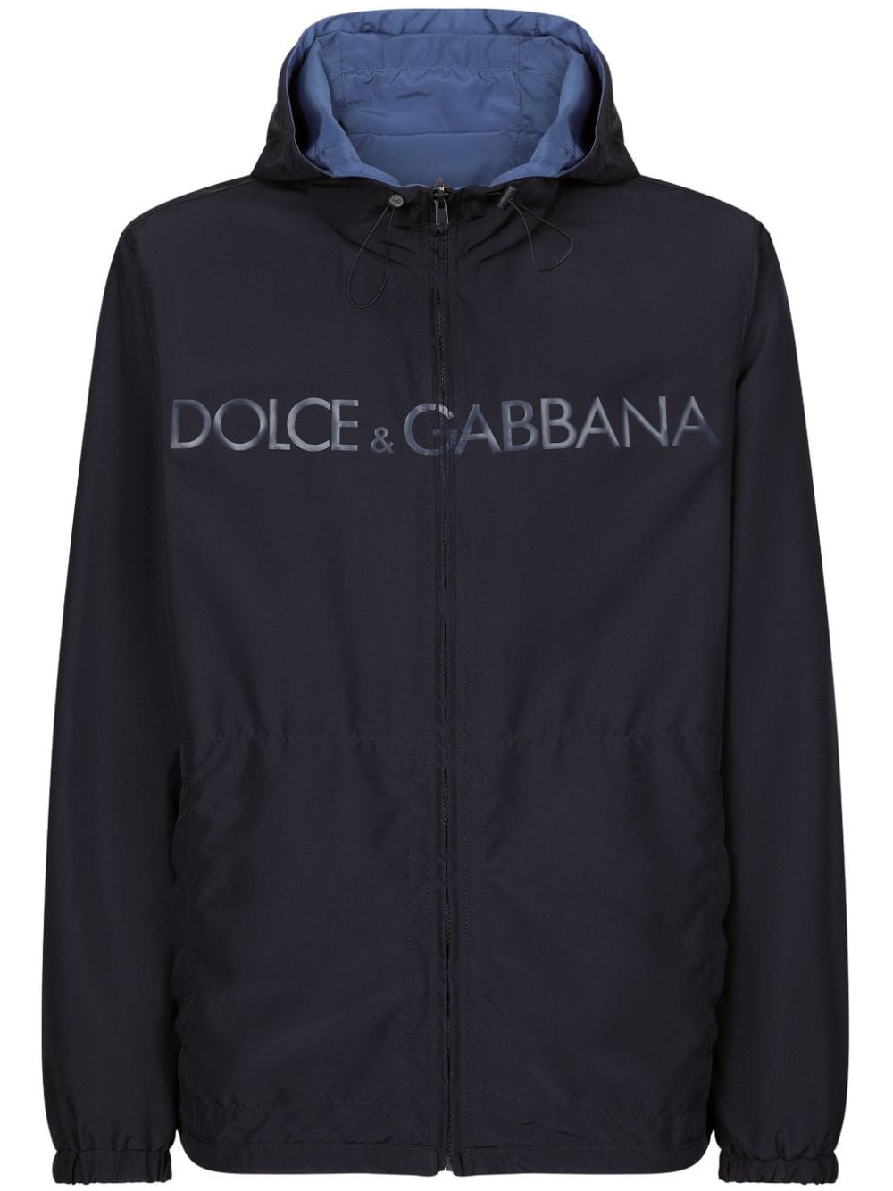 Dolce & Gabbana Logo Reversible Hooded Jacket