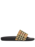 Burberry Check Pool Slides Banlieue91