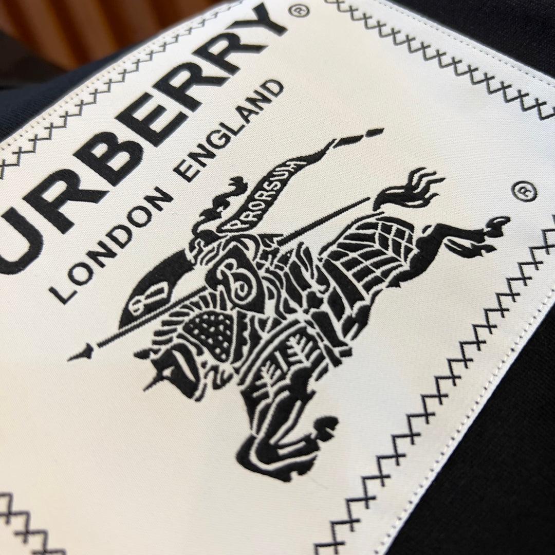 Burberry T-Shirt Without Collar 'Black' Banlieue91