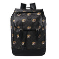 Gucci GG Supreme Monogram Azalea Calfskin Tigers Medium Retro Interlocking G Backpack Black Banlieue91