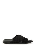 GUCCI Men's GG Pattern Slider Sandals - Stylish Comfort for Spring/Summer 2025, Made in Italy Banlieue91