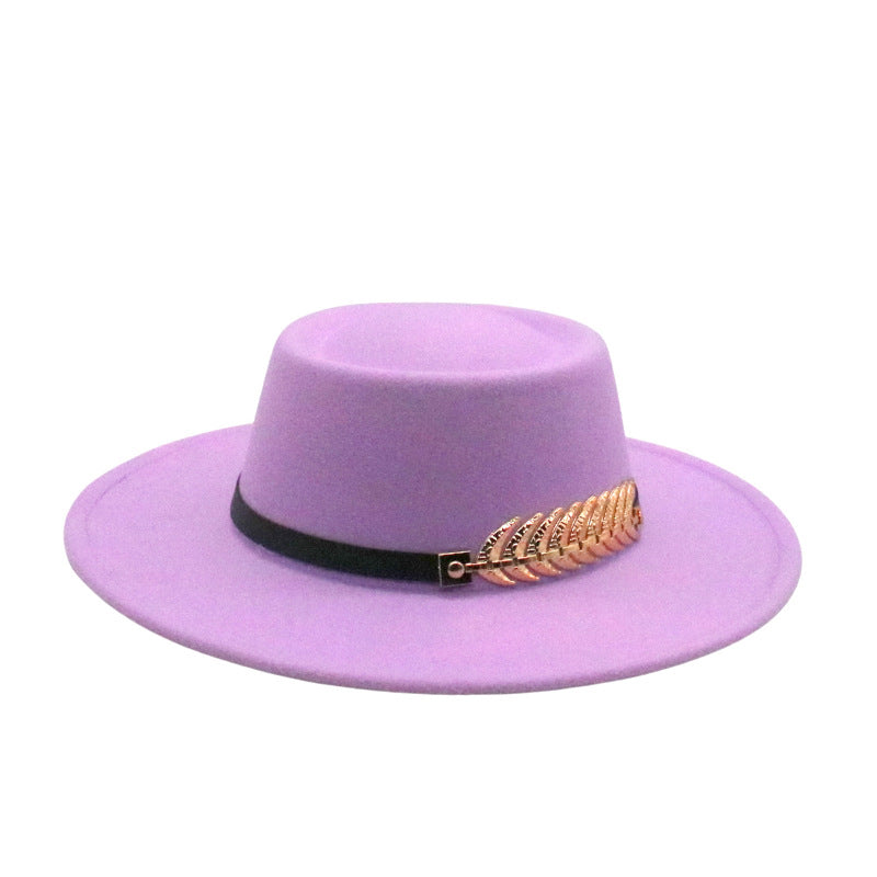 Autumn Winter Women Men  Vintage Fedora Women's Foldable Short Brim  Floppy Hat Gentleman Elegant Warm Hats Lady Party Luxury Caps Classic Summer Beach Sun Hat Stevvex